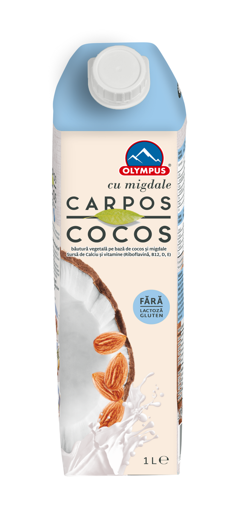 Bautura vegetala Carpos pe baza de cocos, Fara Zahar, Olympus 1L